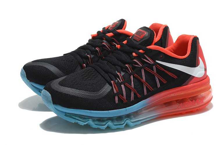 Nike Air Max 2015 nouveau style le meilleur rouge bleu fonce prix usine